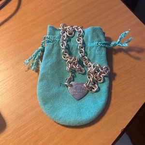 Tiffany & Co. Return to Tiffany Heart Tag Necklace in Sterling Silver